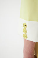 Hakim Yaka Sarı Kadın Blazer ve Bol Paça Pantolon